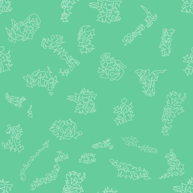 A havuzunun renk paletinde soyut rugby yarışması haritası 2023 katılımcısı. Vektörsüz desen.