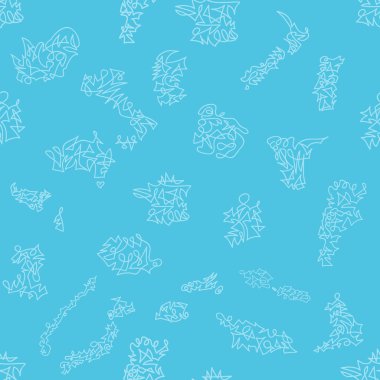 C havuzunun renk paletinde soyut rugby yarışması haritası 2023 katılımcısı. Vektörsüz desen.