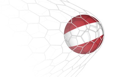 Letonya futbol topu ağda.