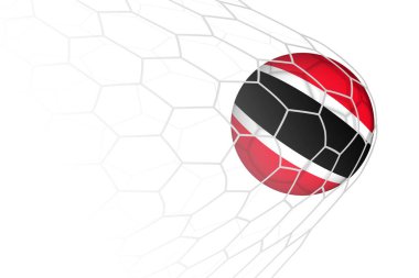 Trinidad ve Tobago futbol topu ağda.