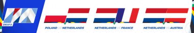 Hollanda Millî Futbol Turnuvası D Grubu 2024 'te futbol takımı maçları.