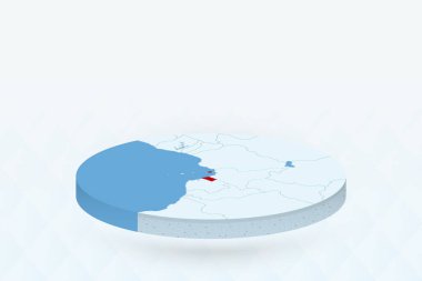 3 Boyutlu Isometric Haritada Ekvator Ginesi Vurgulaması.