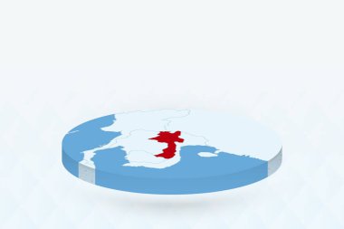 3B Isometric Harita Renklendirme Laoları kırmızı ile.