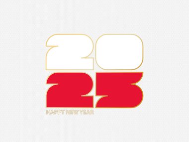 Polonya bayrağı taşıyan soyut numaralar 2025.