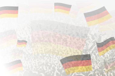 Almanya Bayraklarıyla Kutlama Arkaplanı