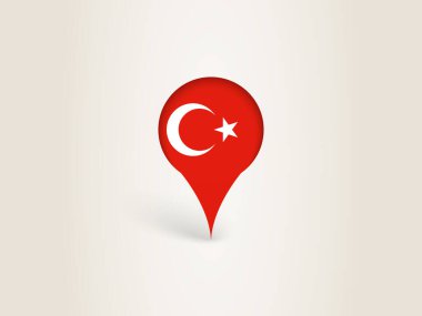 Türkiye Ulusal Bayrağıyla Simge Simgesi.