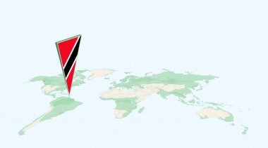 Trinidad ve Tobago Küresel Haritada Trinidad ve Tobago 'nun 3 boyutlu lokasyon lokasyonu ile vurgulandı.