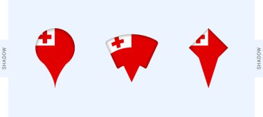 Tonga Harita İşaretleri Ayarlandı. Tonga, seyahat, coğrafya ve uluslararası temsilcilikle ilgili projeler için mükemmel.