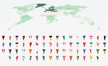 Dikey Üçgen Bayraklarını Tamamla.