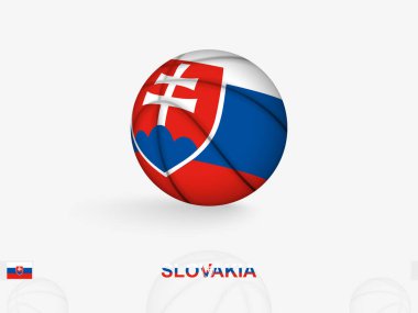 Ulusal Bayrak Tasarımı ile Slovakya Basketbol Konsepti.