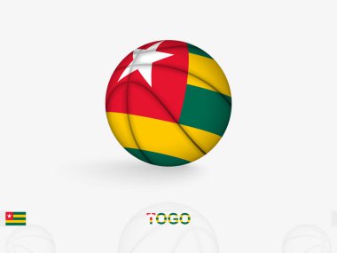 Ulusal Bayrak Tasarımı ile Togo Basketbol Konsepti.