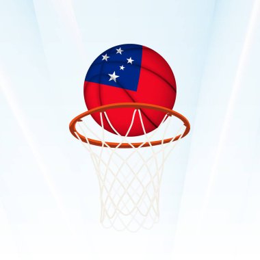 Samoa Bayrak Basketbol Sayı Turu.