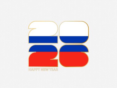 Rusya bayrağı taşıyan soyut numaralar 2026.