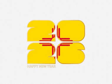 New Mexico bayrağı taşıyan soyut numaralar 2026.