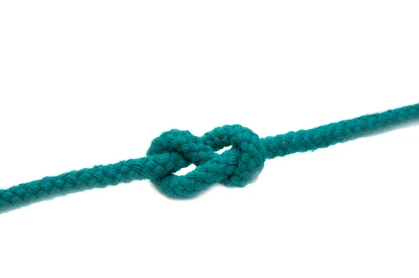 Knot Cord Close Isolated White Background — Fotografia de Stock
