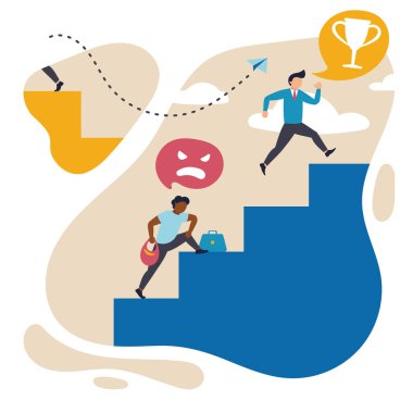 Aktif şehir yaşam tarzı. Vektör çizimi. İş kavramı, kariyer gelişimi, ortaklık, problem çözme, yenilikçi iş yaklaşımı, beyin fırtınası