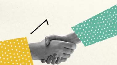 Hareket etmeyi, animasyonu durdurun. İnsan elleri arka planda titriyor. Grafik yükseliyor. İyi anlaşma, ortaklık. İşbirliği. İş anlayışı, takım çalışması, kariyer gelişimi. Kavramsal sanat