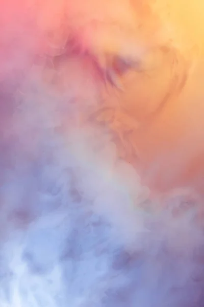 Image Abstraite Colorée Fumée Multicolore Répandant Dans Des Couleurs Néon — Photo