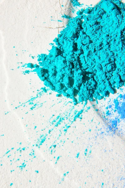 stock image Abstract, minimalistic design for wallpapers, backgrounds. Pastel colored sand with colorful blue powder splash. Creative art photography. Abstract nature background. Minimalism