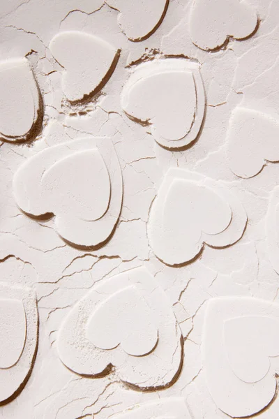 Pastel renkli duvar kağıdı, arkaplan, tasarım, pankart. Kumun yaratıcı görüntüsü, damgalı toz ve kalp dokuları. Yaratıcı sanat fotoğrafçılığı. Soyut doğa geçmişi. Minimalizm