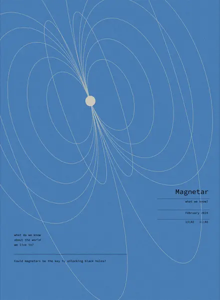Représentation Graphique Lignes Champ Magnétique Avec Point Blanc Central Sur — Image vectorielle