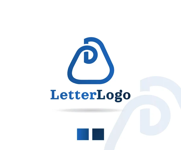 Diseño Del Logotipo Letra — Vector de stock