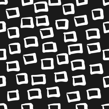 Geometrik şekilli basit ve pürüzsüz bir desen. - Evet. Vektör illüstrasyonu