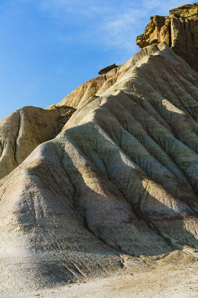 Arid Landscape National Park Spain Stock Image