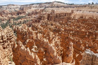 Utah 'taki Bryce Kanyonu nefes kesici kaya oluşumlarıyla ünlüdür. Bu park güzel turuncu ve kırmızı sütunlarıyla ünlüdür.