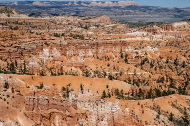 Utah 'taki Bryce Kanyonu nefes kesici kaya oluşumlarıyla ünlüdür. Bu park güzel turuncu ve kırmızı sütunlarıyla ünlüdür.