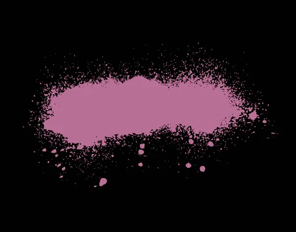 Вид Сверху Абстракция Размывает Акварельные Чернила Всплеск Кисти Фиолетовый Цвет — стоковое фото