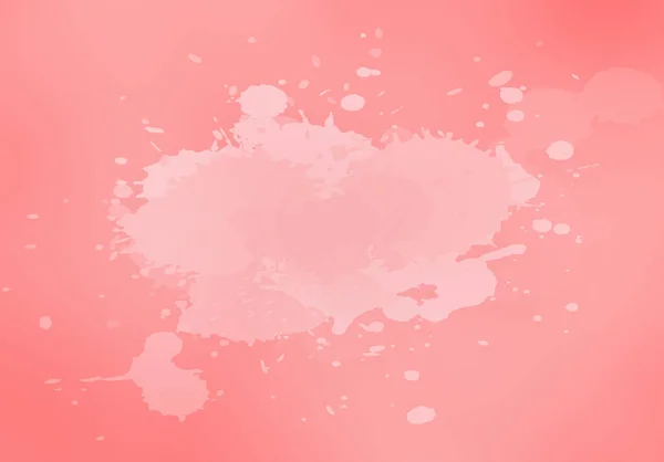Вид Сверху Абстракция Размывает Акварельные Чернила Всплеск Кисти Белый Розовый — стоковое фото