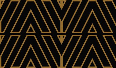 Üst görünüm, Desen altın geometrik kareler grafik tasarımı için izole edilmiş siyah arkaplan dokusu, reklam ürünü, renkli tarz, fayans çerçeve