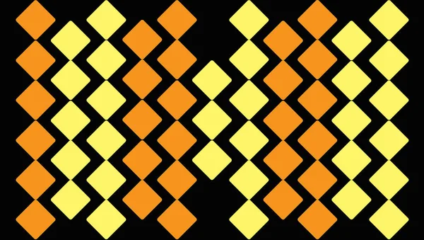 Vista Superior Patrón Naranja Amarillo Geométricos Cuadrados Aislados Textura Fondo — Foto de Stock