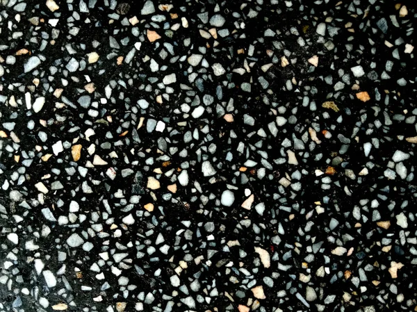 Pohled Shora Abstraktní Rozmazané Tmavě Malované Kámen Bílá Černá Barva — Stock fotografie