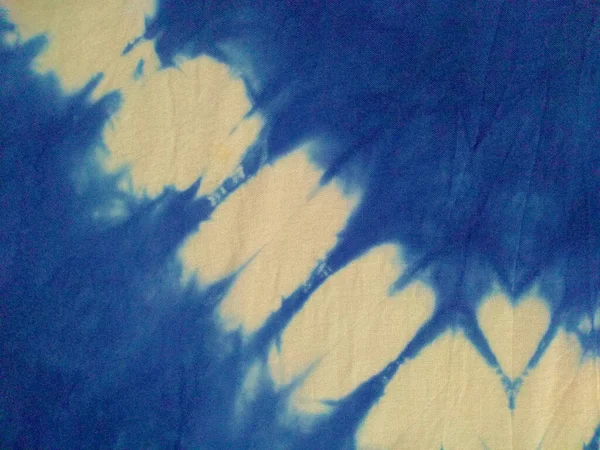 Abstrato Borrado Azul Escuro Cor Branca Tecido Padrão Textura Para — Fotografia de Stock
