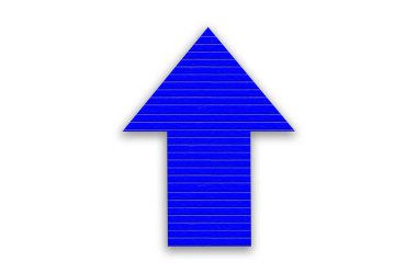 Yakın plan, tek sağ ok ikonu mavi rengini tasarla. Medya uygulamalarında ileri işlevler. Resim reklamcılığı, duvar kağıdı, resim baskısı, işaret, vektör, stok fotoğrafı için beyaz boşlukta gelişmiş sembol  