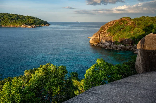 Beautiful Scenery View Sailboat Rock Viewpoint Similan Island Number Similan — Stock Photo, Image