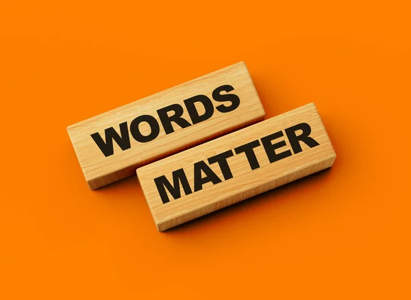 Wooden Blocks Words Matter Word Isolated Background Illustration — Stock Photo, Image