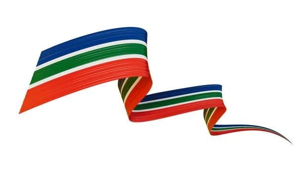 Güney Afrika Nın Bayrağı Güney Afrika Nın Dalgalanan Bayrakları Beyaz — Stok fotoğraf