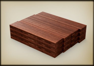 Yüksek Kaliteli Kusursuz Gerçekçi Kahverengi Ahşap Tahta Çizimler 3 boyutlu Resim