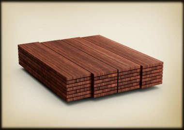 Yüksek Kaliteli Kusursuz Gerçekçi Kahverengi Ahşap Tahta Çizimler 3 boyutlu Resim