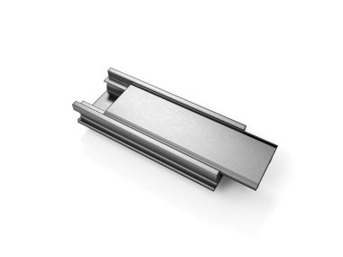 Parlak Gri Çıkarılmış Alüminyum Profili Kapılar ve Pencereler İçin Mükemmel 3d Görüntü Oluşturma