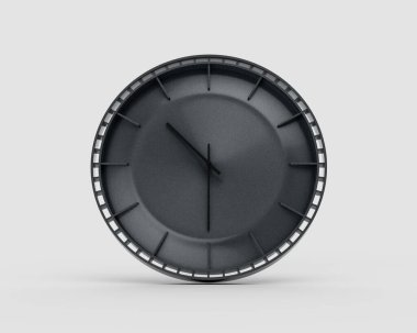 Modern Kömür Duvarı Saat 10: 30 Modern İç mekan için Minimalist 3D Görüntü