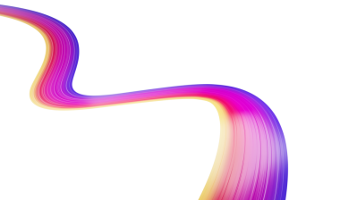 3D Parlak Kurdele Dalgalanan Renkli Kurdele Beyaz Arkaplan 3D Görüntü