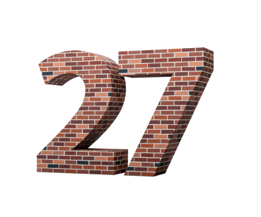 Tuğla Duvarı No: 27 Tuğlalardan Yapılan Renkli Duvar 3D Görüntü