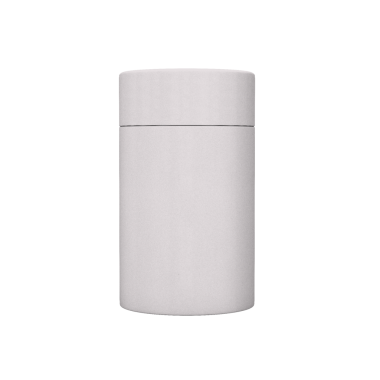 Gösterişli beyaz kibrit silindirli konteyner kutusu Ürün Paketleme Konsepti 3d İllüstrasyon