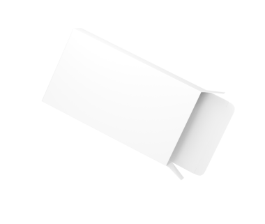 Eczane Paketi Konsepti Üst Görünüm 3d Görünümü için 3d Boş Dikdörtgen Kutu ModeliComment