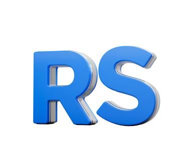 Canlı Mavi Rupi Para Birimi Sembol Parıltıları Parlak Modern Tasarım 3D İllüstrasyon