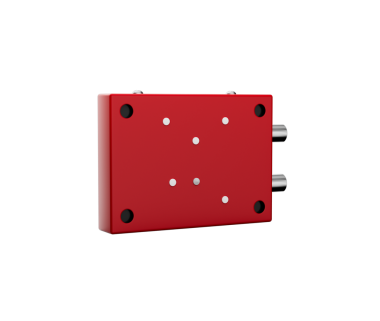 Modern dikdörtgen Kırmızı Mini Kasa Yüksek kalite 6 Kollu Anahtar Kilidi 2 Bolt 3D Görüntü